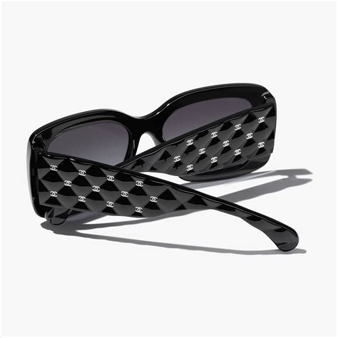 CHANEL Sunglasses: Rectangle Sunglasses, acetate 